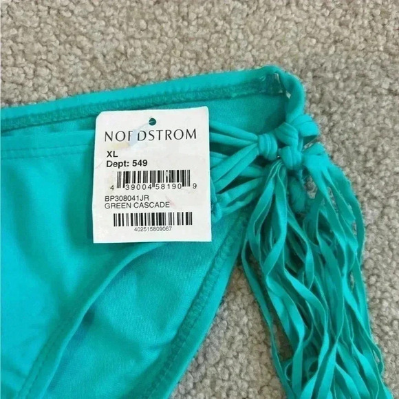 New with tags BP blue teal fringe bikini bottoms in size xl - Picture 2 of 5